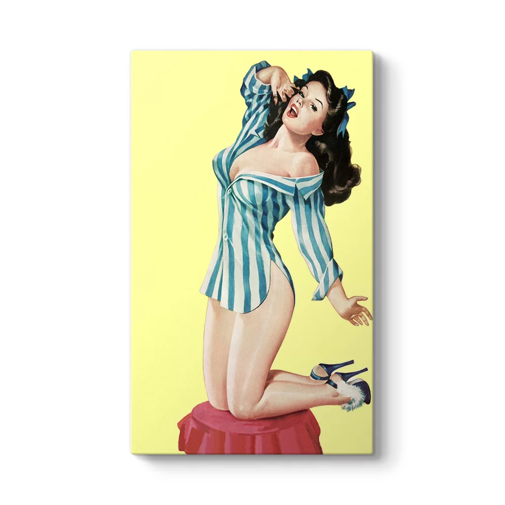 Pin Up Girl Yawn Tablosu - Model 35